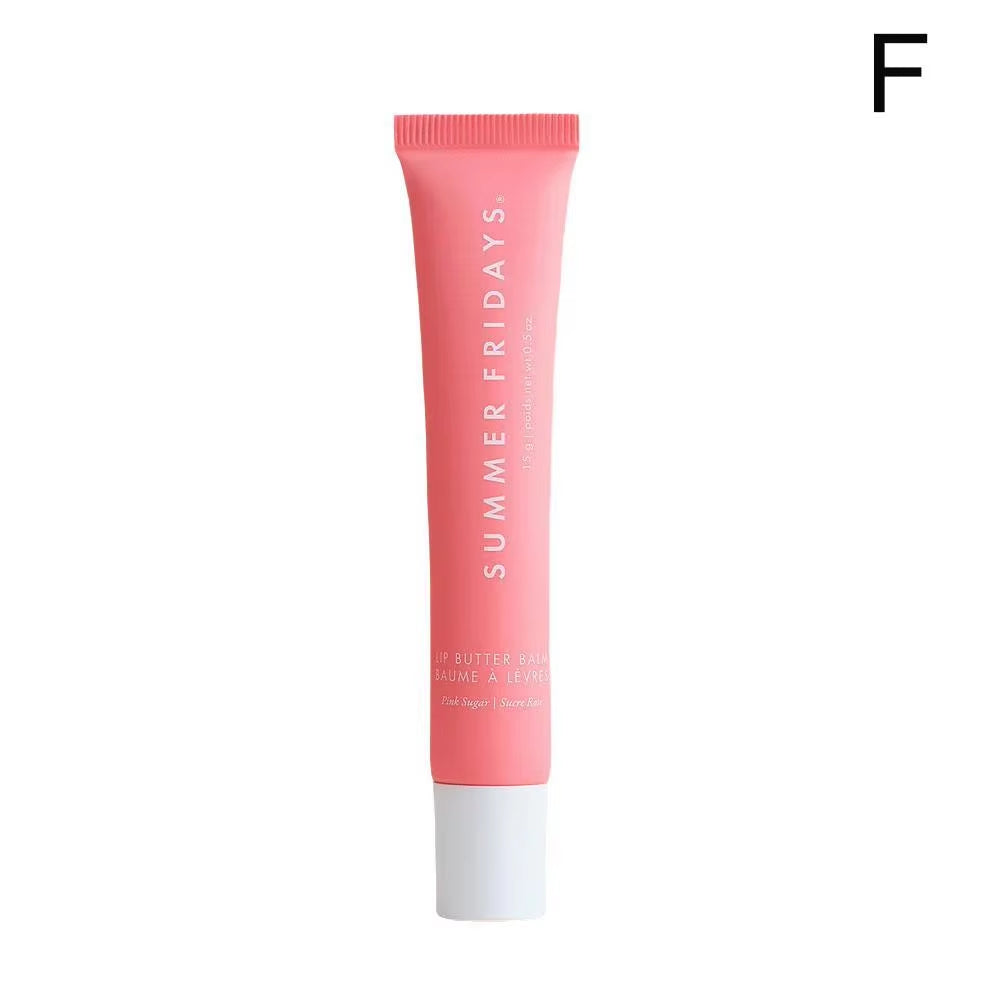 Summer Fridays Vanilla Beige Lip Balm Smooth Soft Tube Mirror Lip Gloss Set Moisturizing Transparent Lipstick Lip Makeup Set