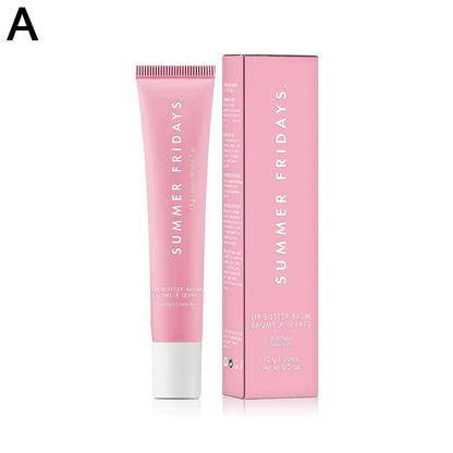 Summer Fridays Vanilla Beige Lip Balm Smooth Soft Tube Mirror Lip Gloss Set Moisturizing Transparent Lipstick Lip Makeup Set